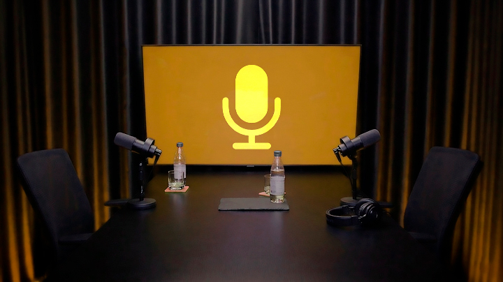 Estúdio com iluminação Amarelo